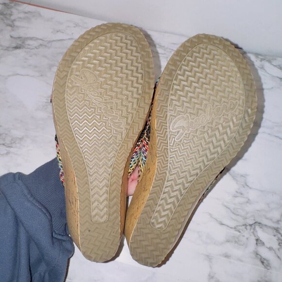 Skechers Women's Cali Beverlee Delighted Wedge Sandals size US 6 - Picture 7 of 9